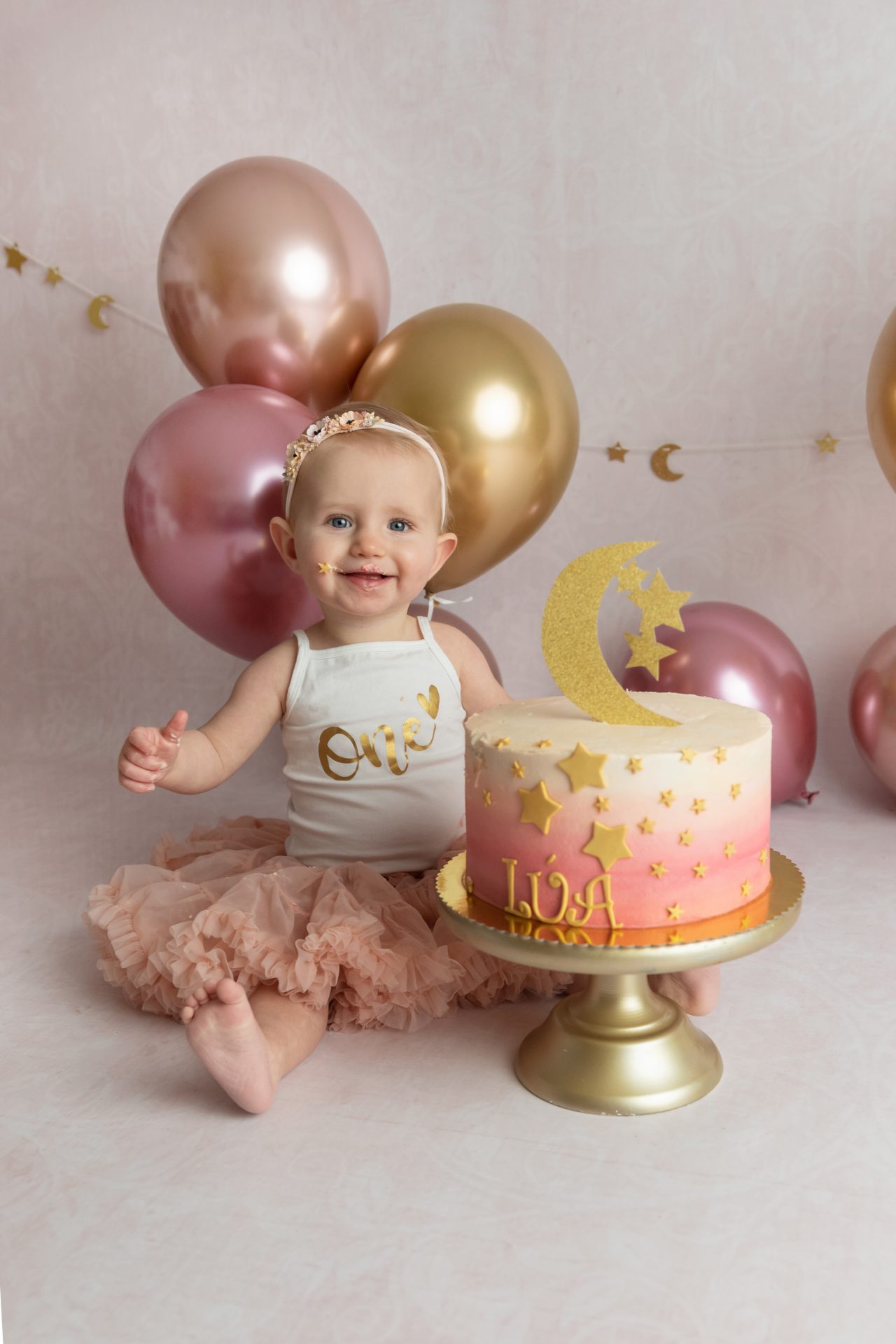 1e verjaardag cake smash fotoshoot